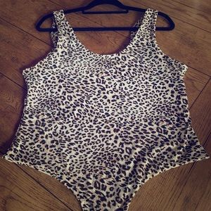 Kittenish Leopard Caroline Bodysuit